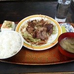 Oshokuji Seto - 野菜炒め定食 焼肉たれ味 770円