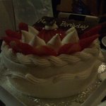 欧風洋菓子 エル･ドール - 誕生日を祝ってもらったときのケーキ。