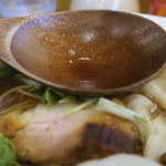 らーめん笑家 - でっかい蓮華