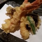 あうん - あうんの天ぷら盛合せ。