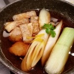 あうん - あうんの鴨のつくねを使った鴨汁。