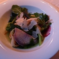 ヒカリヤ ニシ - 鶏
                春野菜と鶏のあっさりしたメイン