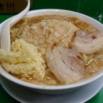 ラーメン つけ麺 今を粋ろ - （2016.4.29）ラーメン大盛り（400g）バリカタ、ニンニクまし、アブラばかまし