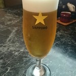 Sumibiyakiniku Yuuta - ランチビール。