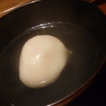 江戸肉割烹　ささや - 牡丹の清汁仕立て胡麻豆腐