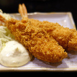 西麻布　日本料理「利久。」 - 海老フライ