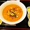 健康中華庵 青蓮 - 料理写真:担々麺と半チャーハンセット 850円