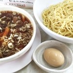 弘前軒 - つけめん(1.5玉)＋煮たまご