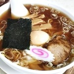 弘前軒 - ワンタンメン(小)＋煮たまご