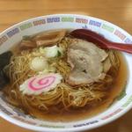 麺工房政木屋 - 醤油ラーメン500円大盛り無料です