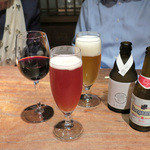 Nishiazabu Butagumi - ビール２種・ワイン・サンペレ