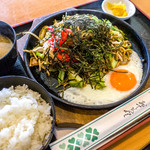 カフェ タナカ - 焼きそば定食 700円