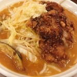 旨辛ラーメン 表裏 - 旨辛あんかけDX 980円☆野菜&唐揚げ山盛り！