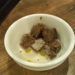 ビストロ HANEUMA - アミューズは馬肉とビシソワーズだよ