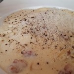 ピッツェリア パーレンテッシ - 特製カルボナーラ