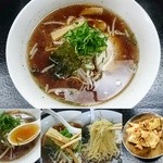 三本足 - ラーメン(550円)