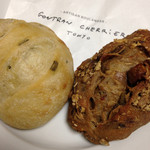 ゴントラン シェリエ - バジルのリュスティックとデーツのパン