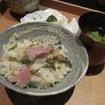 日本料理 晴山 - 【再訪２】宮崎牛の炊き込みごはん