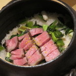 日本料理 晴山 - 【再訪２】宮崎牛の炊き込みごはん