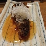 鹿教湯 三水館 - 岩魚の素揚げ ポン酢あんかけ