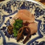 鹿教湯 三水館 - 岩魚の造り 山椒とともに