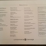 Livestock Tavern - ランチメニュー