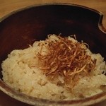 鹿教湯 三水館 - 牛蒡ご飯