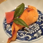 鹿教湯 三水館 - 信州サーモンの粕漬け焼き
      