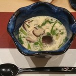 季節料理 成 - 久能の葉ショウガの入った茶碗蒸し