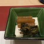 季節料理 成 - フキとフキの葉っぱ