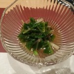 季節料理 成 - 片栗の葉と花