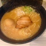 麺バカ息子 - 魚介豚骨ラーメン味玉サービス¥650
