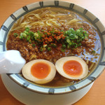 らぁ麺屋まるみ - カレーらぁ麺 味玉¥850