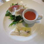 クラリタ ダ マリッティマ - 前菜3種盛り(2016/4)