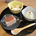 風和里 - お昼ミニ懐石小鉢3点