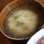 ゆう - お味噌汁