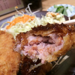 夜は＋100円メンチカツ定食1000円