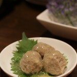 ２016年4月　お通しのイワシのつみれ