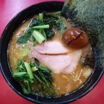 ラーメン 杉田家 - ラーメン並＋青菜・のり・味玉増し