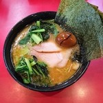 ラーメン 杉田家 - ラーメン並＋青菜・のり・味玉増し