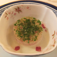横濱元町 霧笛楼 - 石鯛のタルタル  茄子のブラマンジェ＆和出汁エッセンス