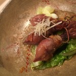 鮨 とかみ - 蛍烏賊の揚げ物