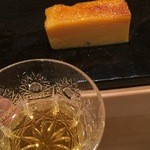 鮨 とかみ - キャラメリゼの玉子と貴醸酒