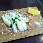 PIZZA BORSA - ホワイトアスパラのオーブン焼き('16/04/30)