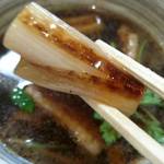 蕎彩庵 - 焦がしネギ。