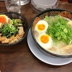 いせや - ミニチャーシュー丼セット