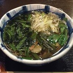 そじ坊 - 葉わさび蕎麦(2016/4)