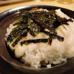 仙台や - とりあえず急ぎの腹ごしらえか？締めのご飯か？テールスープで割られたとろろ丼　４００円