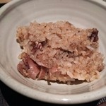 神保町 傳 - （2016/4  訪問）★この日のイチバン★ホタルイカのご飯。やはり止まらず2杯目でござる。