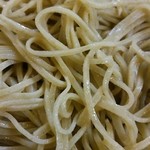 蕎麦切り　こばやし - 十割ですが、細く綺麗に揃った蕎麦はしっかり硬く、喉越しもいいです。